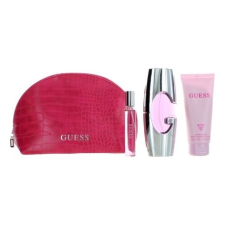 Guess by Parlux 4 Piece Gift Set for Women with Pouch