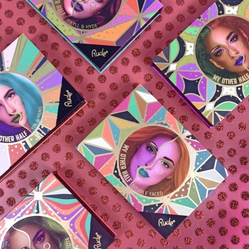 Rude My Other Half Duo Shade Face Palette Polar Opposite
