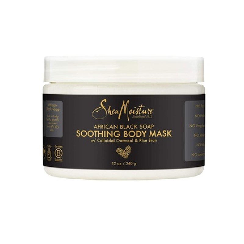 SheaMoisture Soothing African Black Soap Body Mask with Shea Butter 12oz