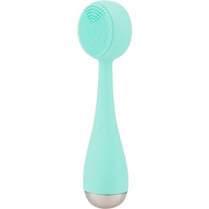 PMD Clean Smart Facial Cleansing Device with Silicone Brush and Anti-Aging Massager Teal
