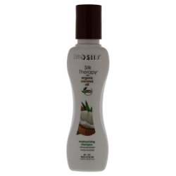 Biosilk Silk Therapy Organic Coconut Oil Moisturizing Shampoo for Unisex 2.26oz