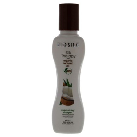 Biosilk Silk Therapy Organic Coconut Oil Moisturizing Shampoo for Unisex 2.26oz