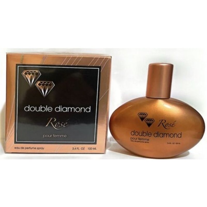 Double Diamond Rose Pour Femme 3.4oz EDP Spray for Women - New in Box