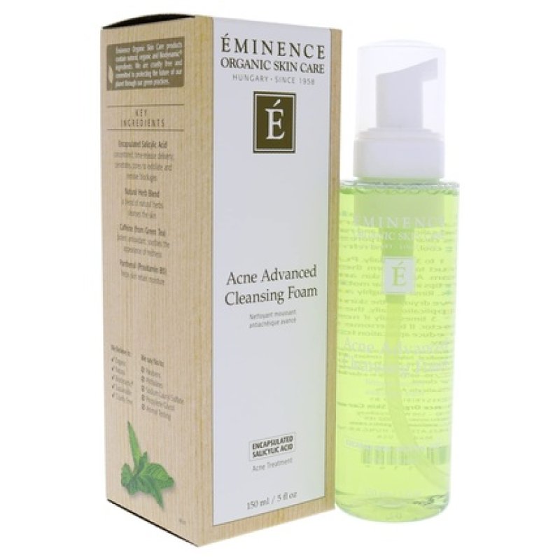 Eminence Organic Skincare Acne Advanced Cleansing Foam 5oz 150ml