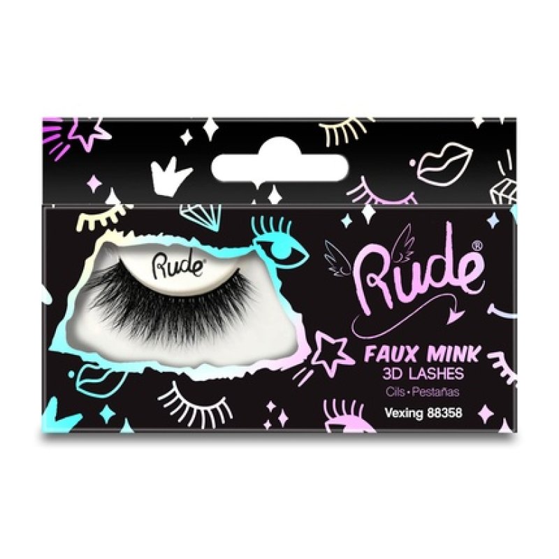Rude Essential Faux Mink 3D Lashes Vexing