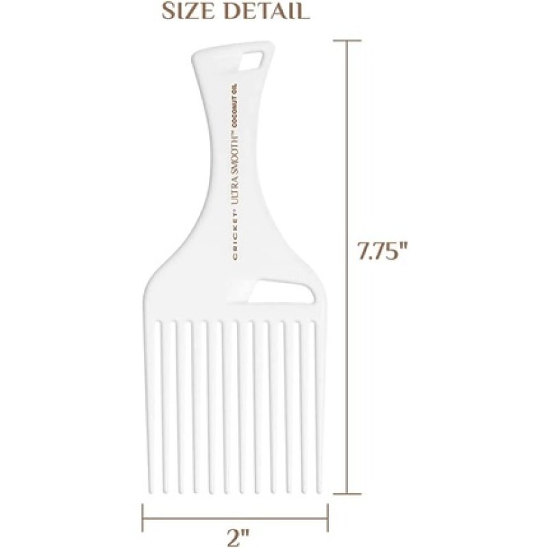 Cricket Ultra Smooth Coconut Pick Comb for Unisex 1 Comb