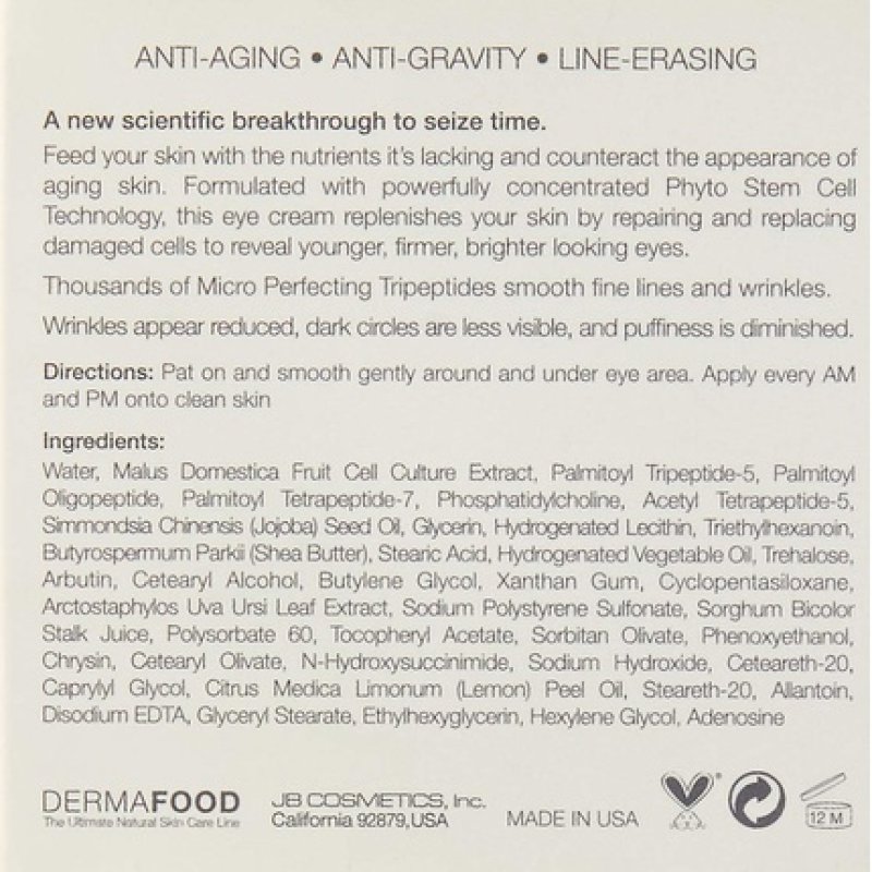 DERMAFOOD Cellular Eye Perfecting Cream 0.51 fl oz