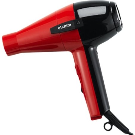 Elchim 2001 RED-BLACK F-n 1800 Watt - Red and Black