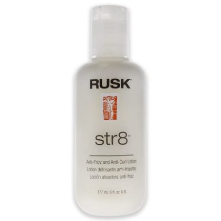 RUSK Str8 Anti-Frizz and Anti-Curl Lotion for Unisex 6oz