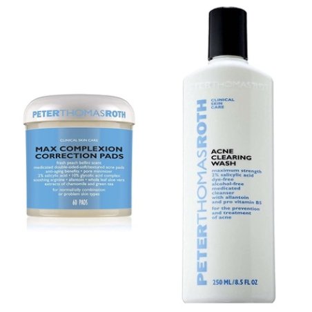 Peter Thomas Roth Max Complexion Correction Pads with Acne Clearing Wash