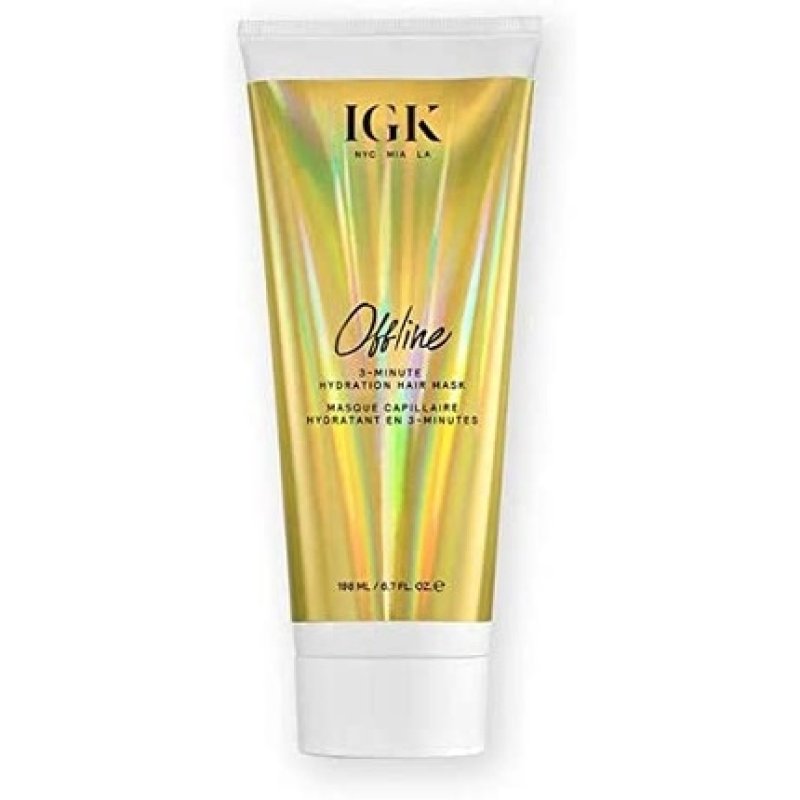 IGK Offline 3 Minute Hydration Hair Mask 6.7oz Masque