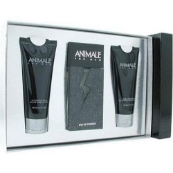 Animale by Animale Parfums for Men EDT Spray 3.3oz Aftershave Balm 3.4oz Body Wash 3.4oz - Set