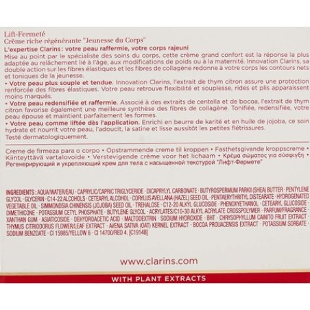 Clarins Lift Fermeté Corps Crème Riche