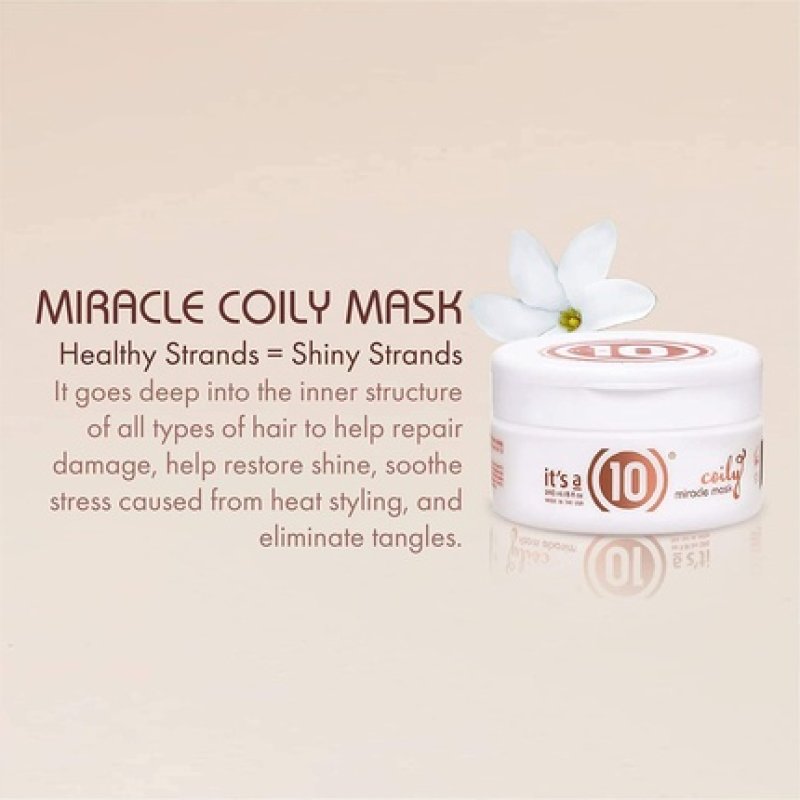 It's a 10 Haircare Miracle Coily Mask 8oz