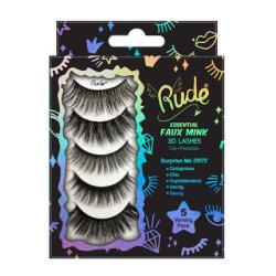 RUDE Essential Faux Mink 3D Lashes 5 Variety Pack