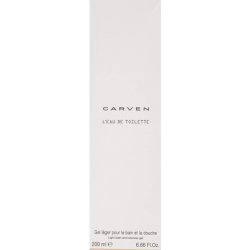 Carven Leau De Toilette for Women 6.66oz Light Bath and Shower Gel