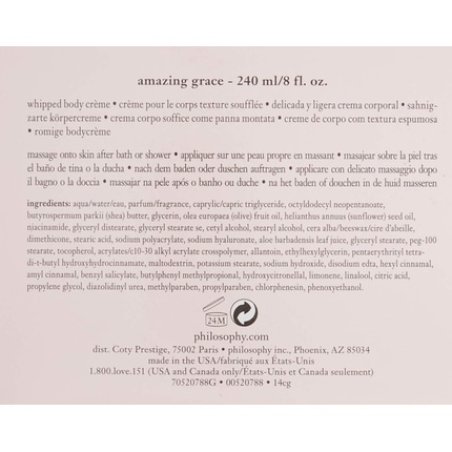 Philosophy Amazing Grace Whipped Body Crème 8oz