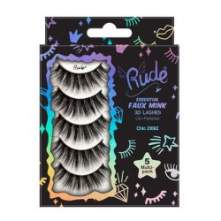 RUDE Essential Faux Mink 3D Lashes 5-Pack Chic