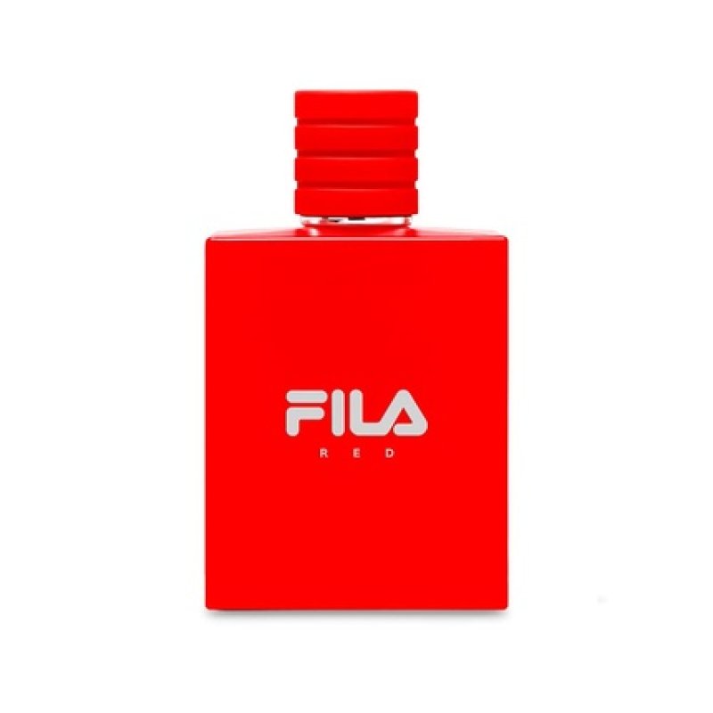 FILA RED Fragrance for Men Eau de Toilette Spray with Bergamot Jasmine Nutmeg Sandalwood and More 3.4 oz