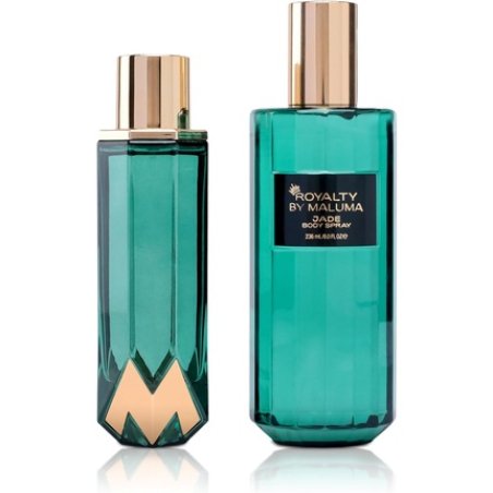 Jade By Royalty By Maluma For Women 2 Pc Gift Set 2.5oz EDP Spray 8oz Body
