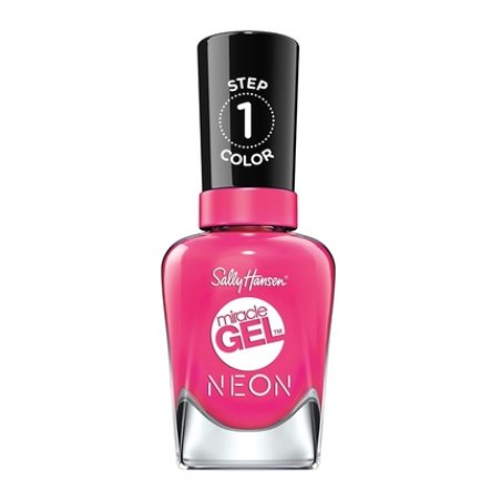 Sally Hansen Miracle Gel Neon Nail Polish 050 Fuchsia Fever