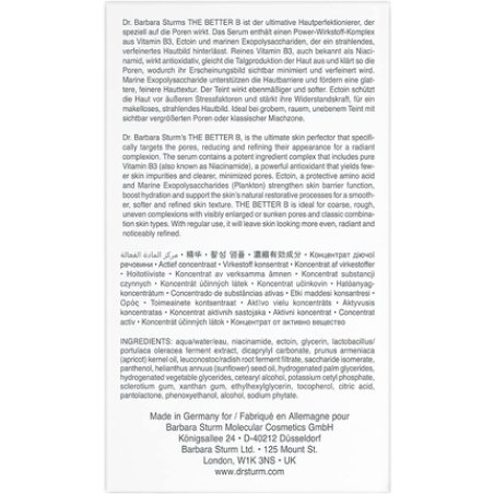 Dr. Barbara Sturm The Better B Niacinamide Serum For Women 1.01 oz Serum