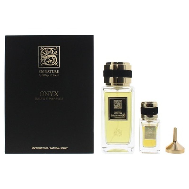 Signature Sillage D'Orient Onyx 2 Piece Gift Set Edp 100ml And Edp 15ml For Men