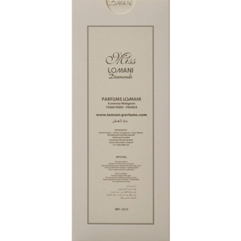 Lomani Miss Lomani Diamonds for Women 3.3oz EDP Spray