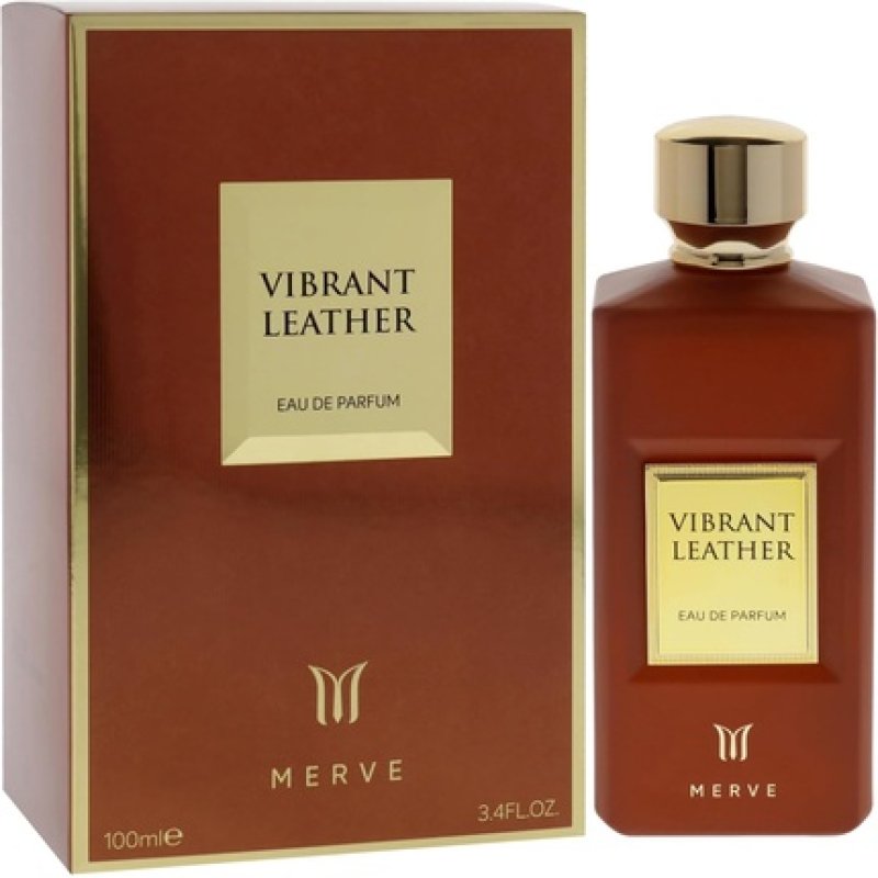 Vibrant Leather by Merve for Men 3.4 Oz EDP Spray