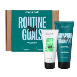 Routine Goals Shaving Sorbet Set 100ml Shampoo And Body Wash 200ml