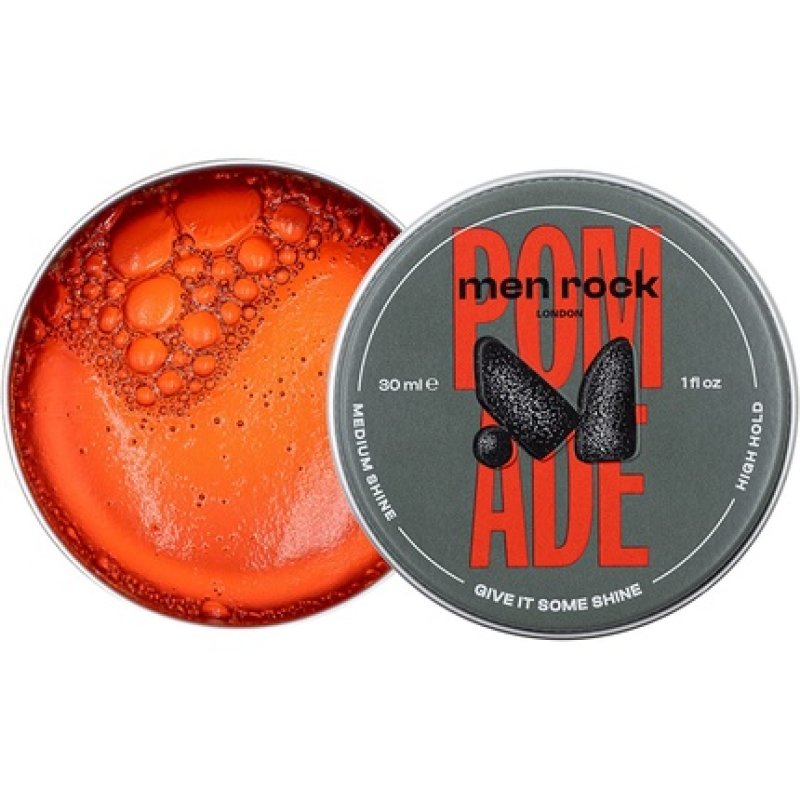 Men Rock Pomade High Hold Medium Shine for Slick Classy Hairstyles 30ml