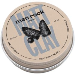 Men Rock Matt Clay with High Hold and Matte Natural Finish for Thicker Hair