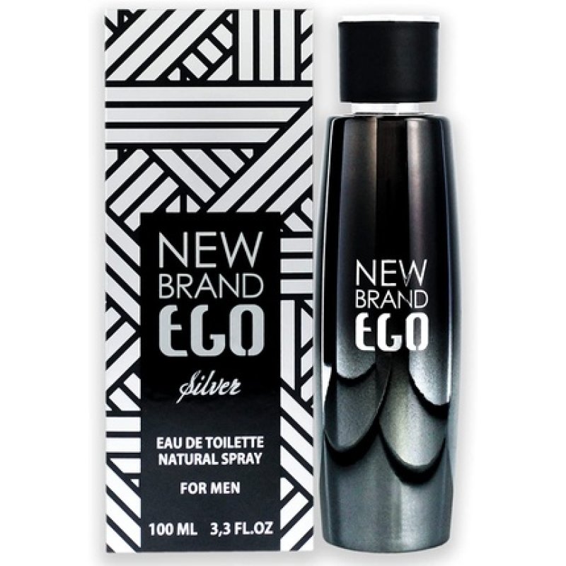 New Brand Ego Silver For Mind Edt 100 Ml