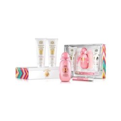 New Brand Prestige Princess Dreaming for Women 4 Pc Gift Set 3.4oz EDP Spray 0.5oz EDP Spray 4.3oz Shower Gel 4.3oz