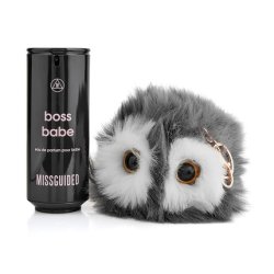 Boss Babe by Missguided for Women 2 Piece Gift Set 2.7oz EDP Spray and Pom Pom Keyring
