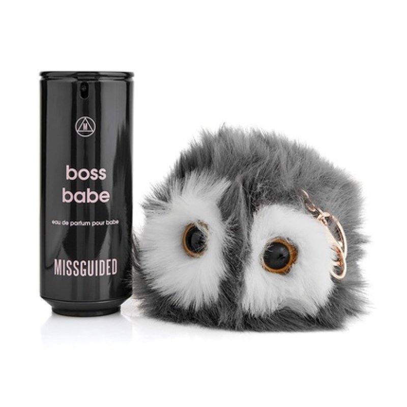 Boss Babe by Missguided for Women 2 Piece Gift Set 2.7oz EDP Spray and Pom Pom Keyring