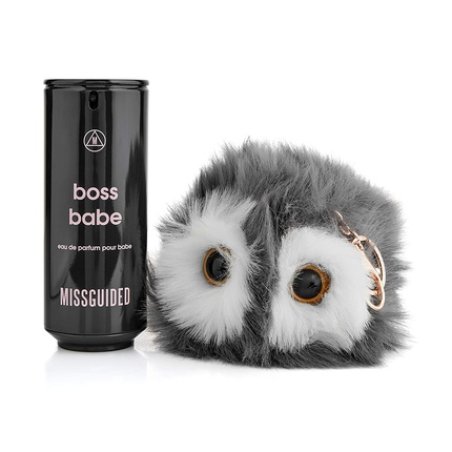 Boss Babe by Missguided for Women 2 Piece Gift Set 2.7oz EDP Spray and Pom Pom Keyring