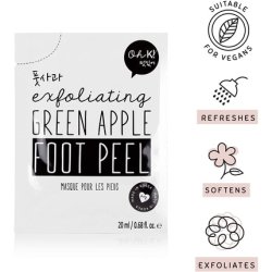 Oh K! Green Apple Foot Peel Vegan and Cruelty-Free Foot Care