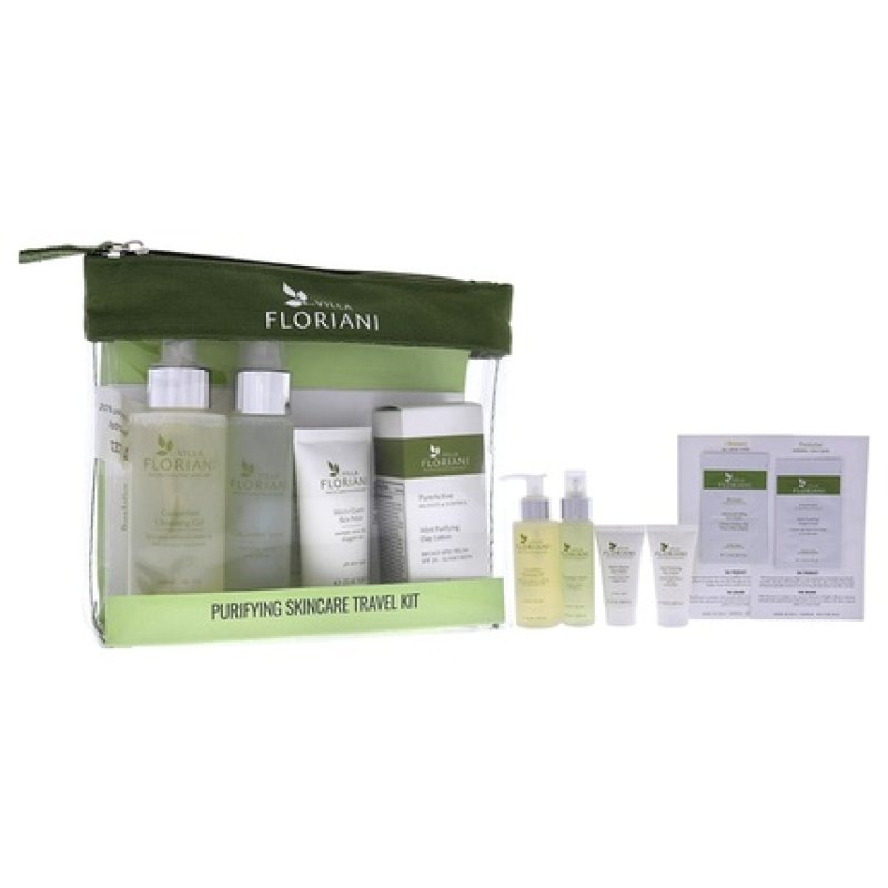 Villa Floriani Purifying Skincare Travel Kit for Women - 6 Pieces