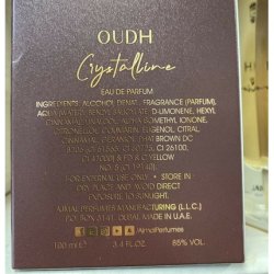 Ajmal OUDH Crystal Eau de Parfum Spray 3.4 oz