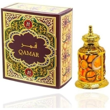 Al Haramain Qamar 15ml Attar Oil - Sweet, Spicy, and Musky Fragrance