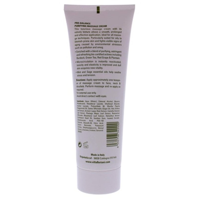 Villa Floriani Pro-Balance Purifying Massage Cream for Women 8.45 oz