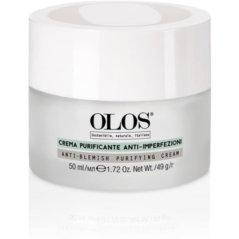 Olos Anti-Blemish Purifying Cream 1.7 Oz - Anti-Aging Face Cream for Blackheads