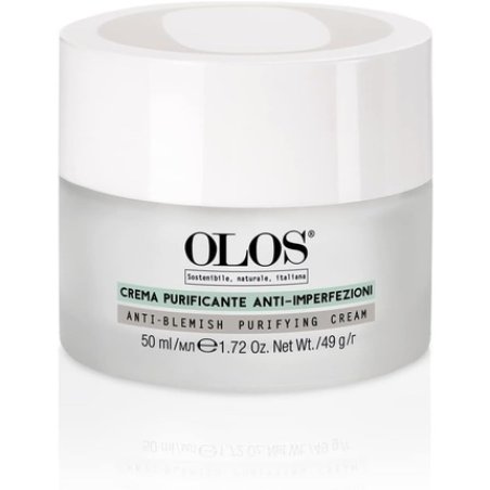 Olos Anti-Blemish Purifying Cream 1.7 Oz - Anti-Aging Face Cream for Blackheads