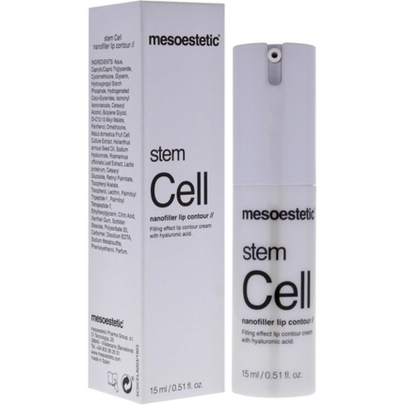 Mesoestetic Stem Cell Nanofiller Lip Contour Cream for Unisex 0.5 Oz