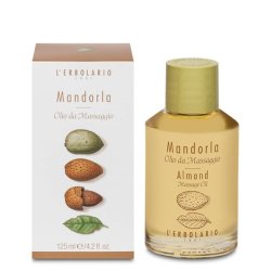 L'Erbolario Almond Massage Oil Helps Against Fine Lines and Loss of Tone 4.2 oz