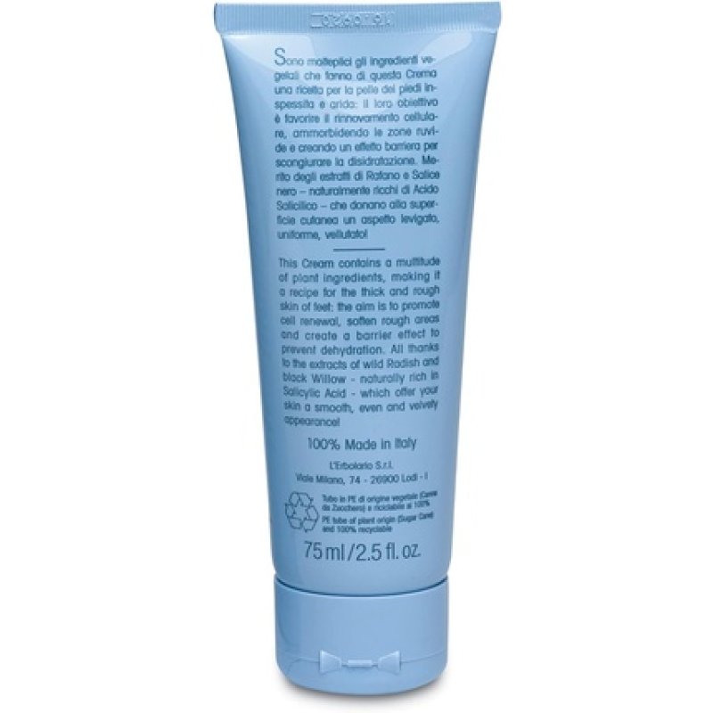 L'Erbolario Feet and Legs Smoothing Cream for Dry Feet 75ml