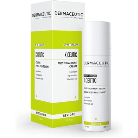 Dermaceutic K Ceutic Post-Treatment Repairing Cream Moisturising Protective Recovery Cream SPF 50 UVA/UVB Sun