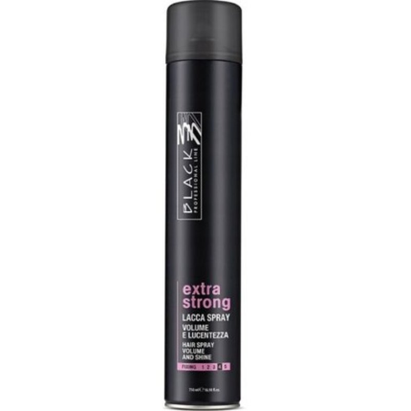 Black Hairspray Extra Strong 750ml