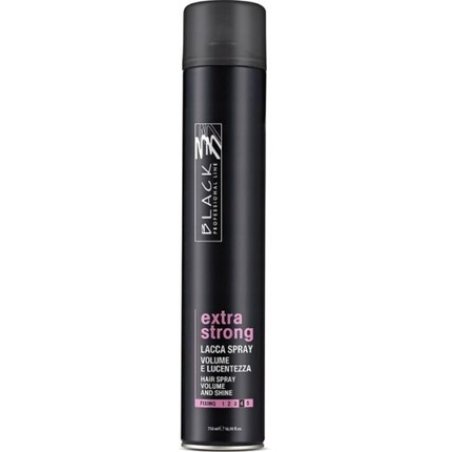 Black Hairspray Extra Strong 750ml